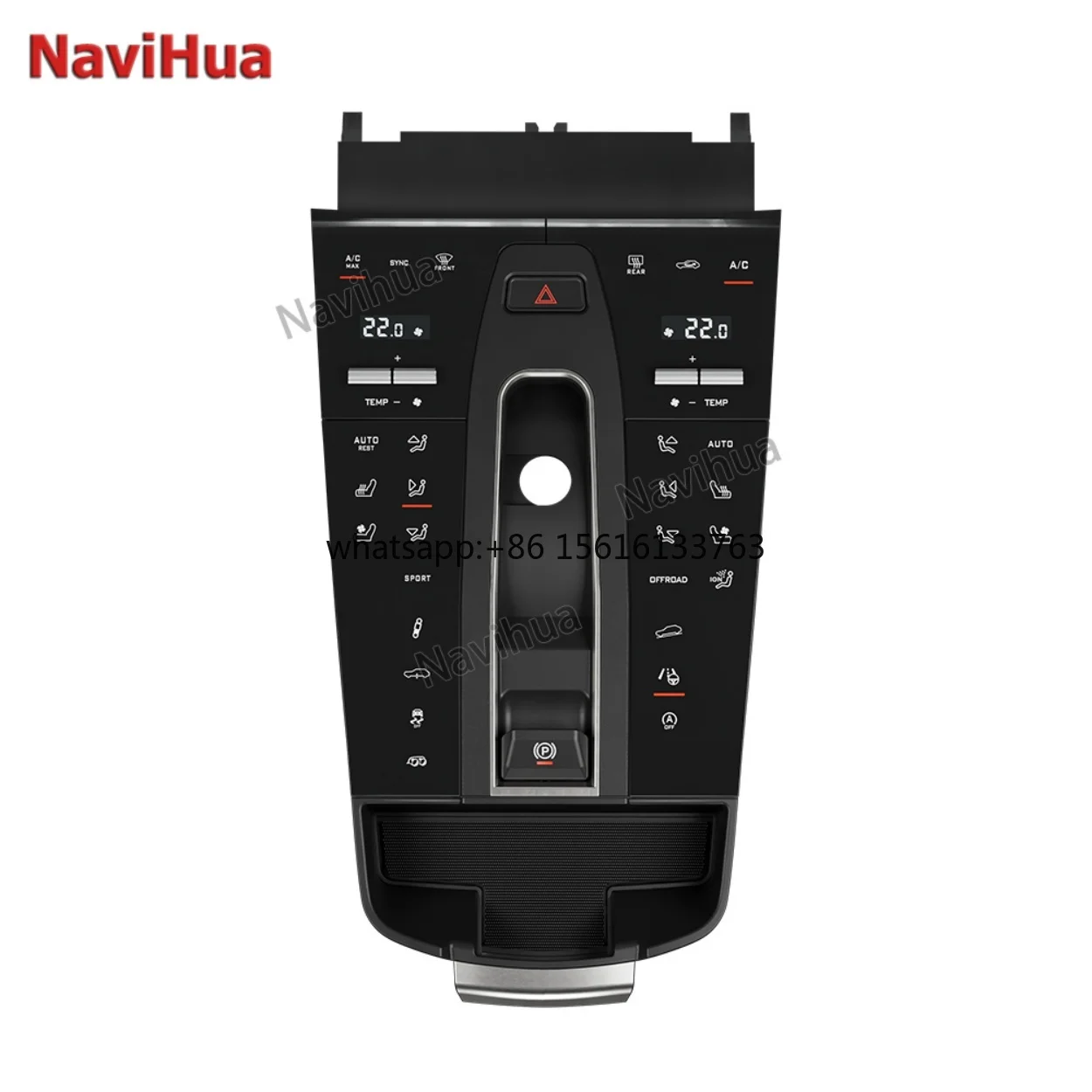 

Navihua Central Control Upgrade for Porsche Macan 2014-2021 Saddle Control Panel Air Conditioner Interior Kit Upgrade