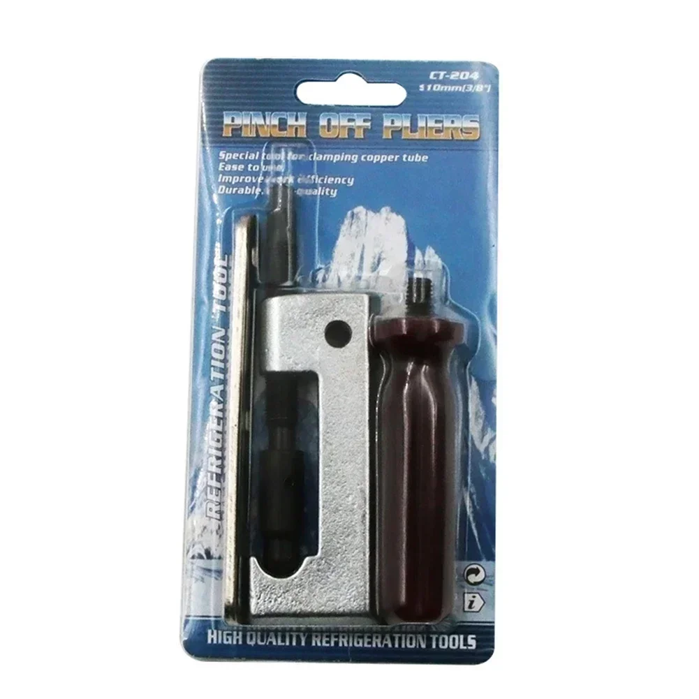 CT-204 Copper Tube Pinch Off Tool Sealing Pliers Copper Tube Pinch Off Tool Steel Air Conditioning Sealer Pliers Handle Tool
