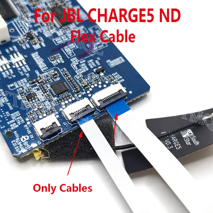 1PCS FFC FPC Built In Flexible Cable For JBL CHARGE5 ND Version Flex Cable Button Key Cable Charge Cable LED Cable Connector