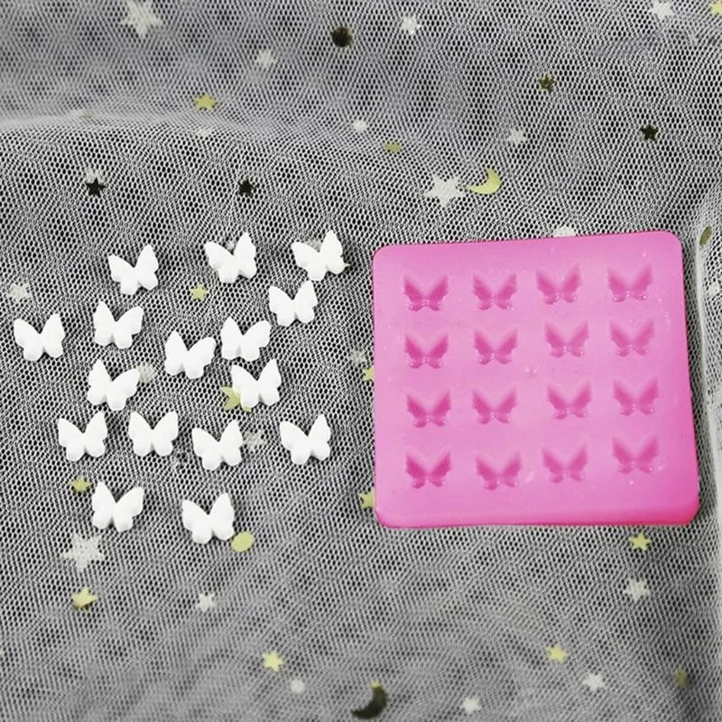 Silicone for Butterfly Mold Non-Stick Chocolate Candy Jelly Mold Cake Baking Mold for Birthday Wedding Party DIY Crafts