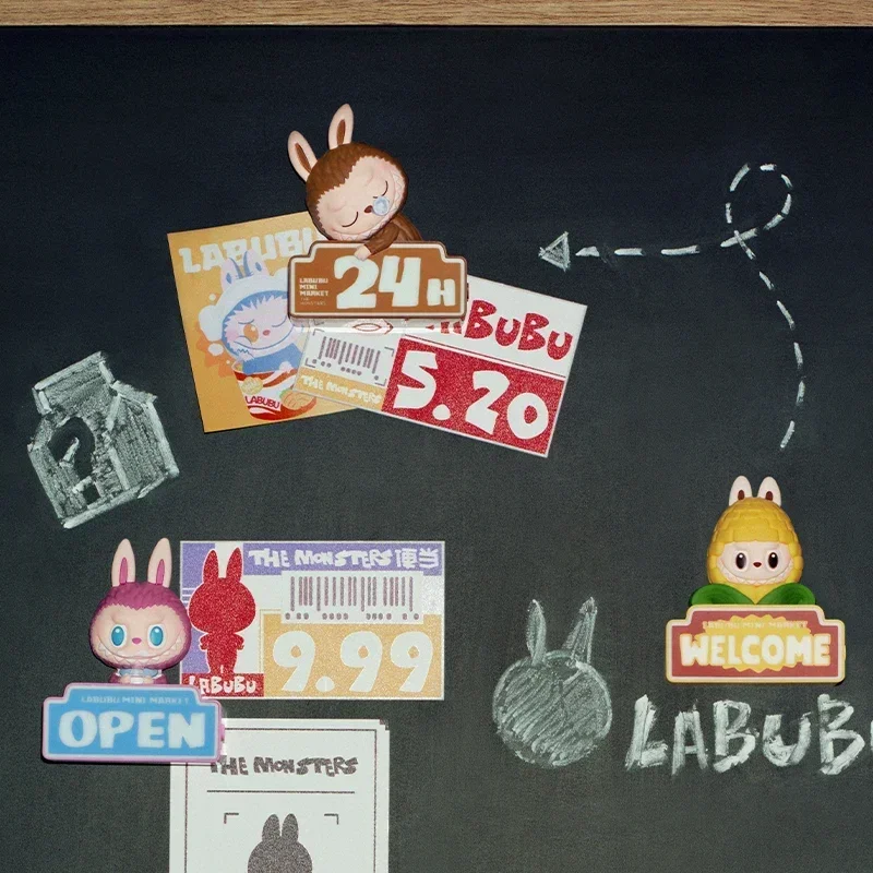 Pop mart os monstros maluco mart série caixa cega brinquedos kawaii anime figura de ação surpresa caixa mistério bonecas presente