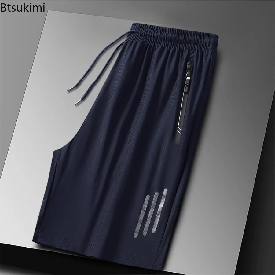 2025 Men's Summer Shorts Loose Fitness Sports Fashion Quick Drying Men Pants Resort Spa Swim Beach Casual Shorts for Male L-8XL