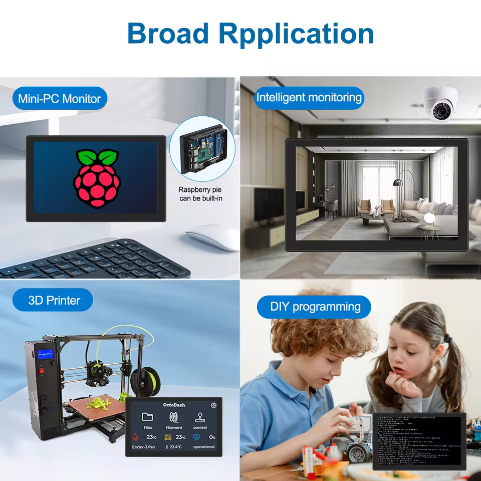 Unew 7인치 모니터 연결 모습