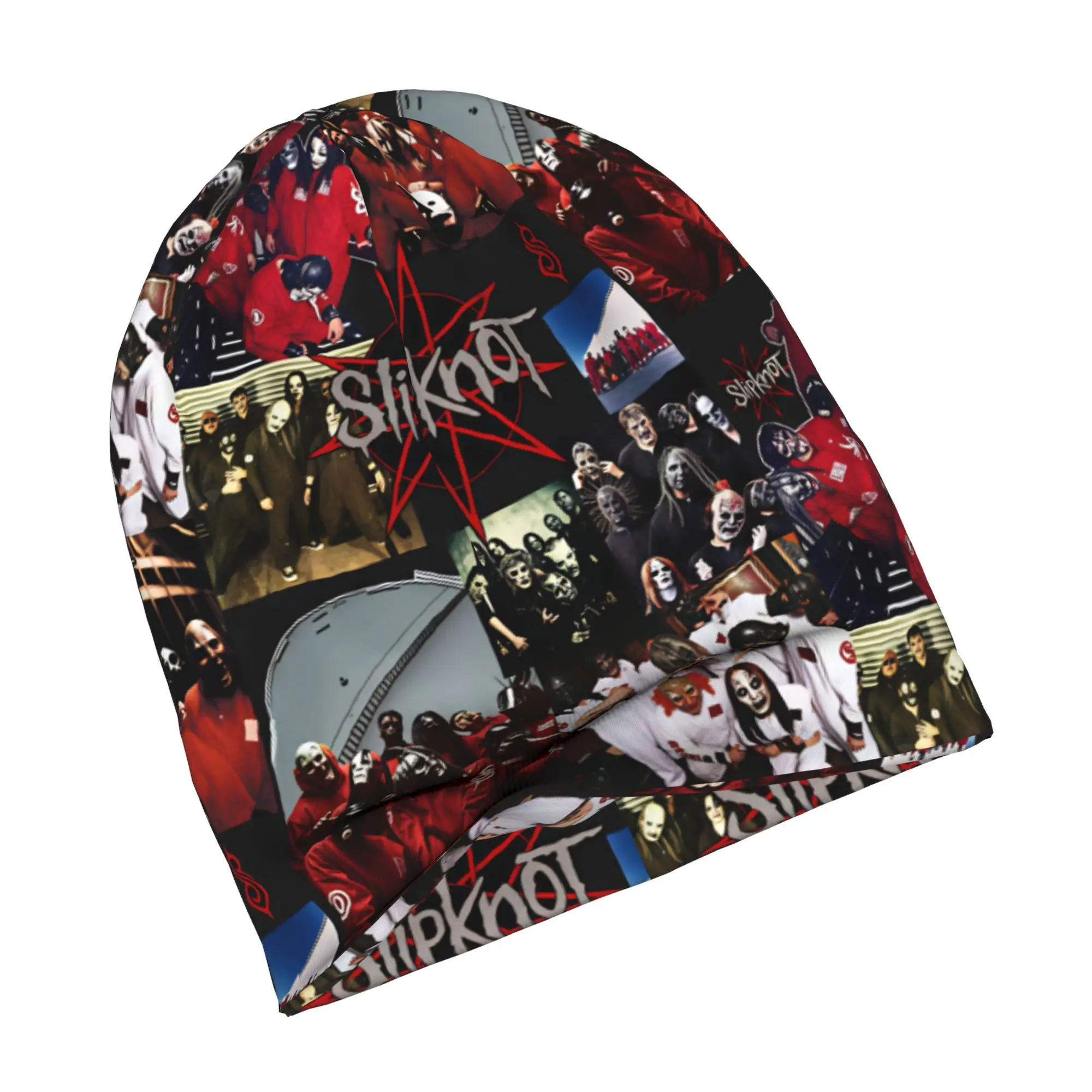 S-Slipknots Bonnet Hat Knit Hats Men Women Hip Hop Unisex Adult Heavy Metal Rock Warm Winter Beanies Cap