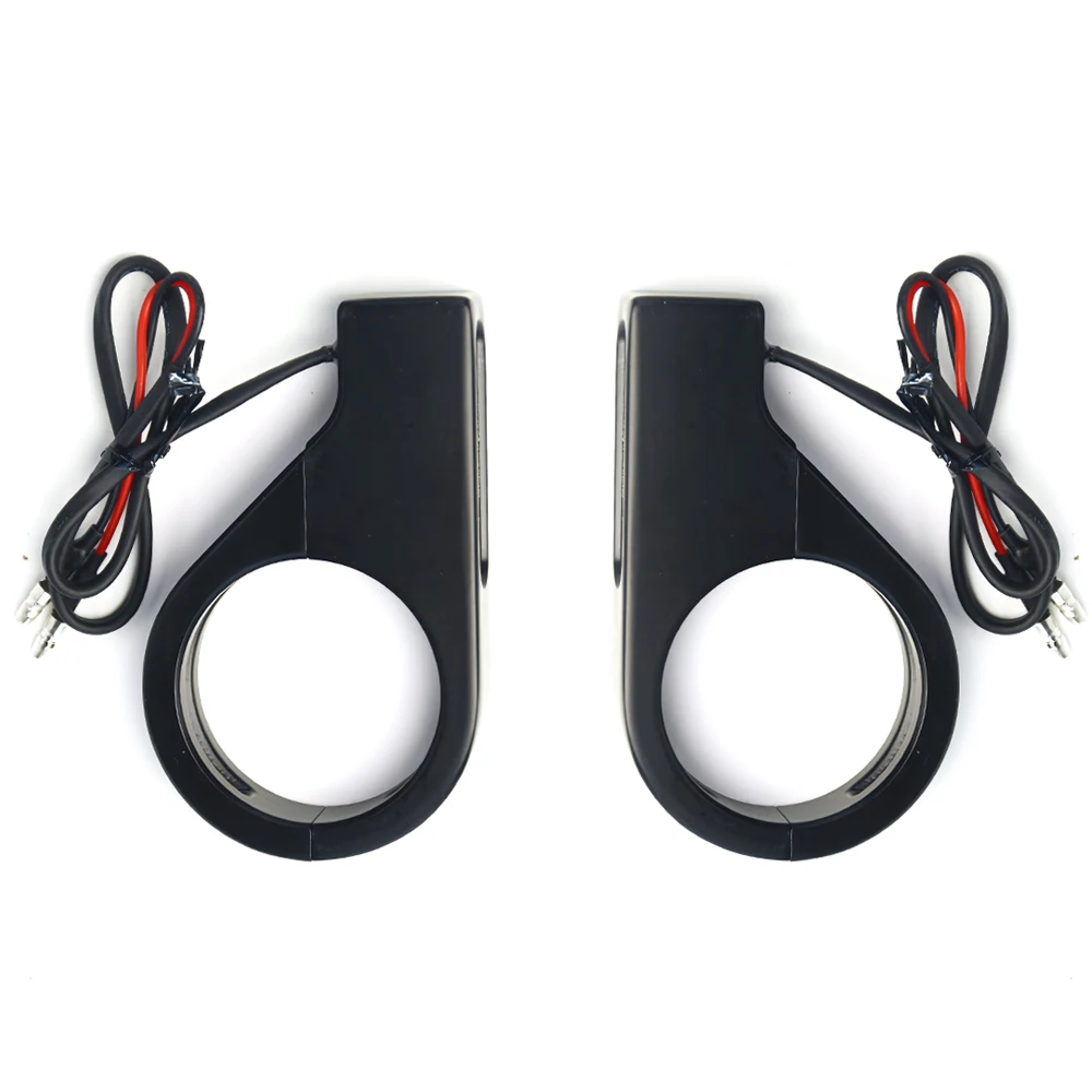 دراجة نارية 39-41 مللي متر شوكة أنبوب مصباح إشارة الانعطاف LED العنبر مؤشر الاتجاه مصباح الوامض ضوء الألومنيوم لهوندا سوزوكي ياماها