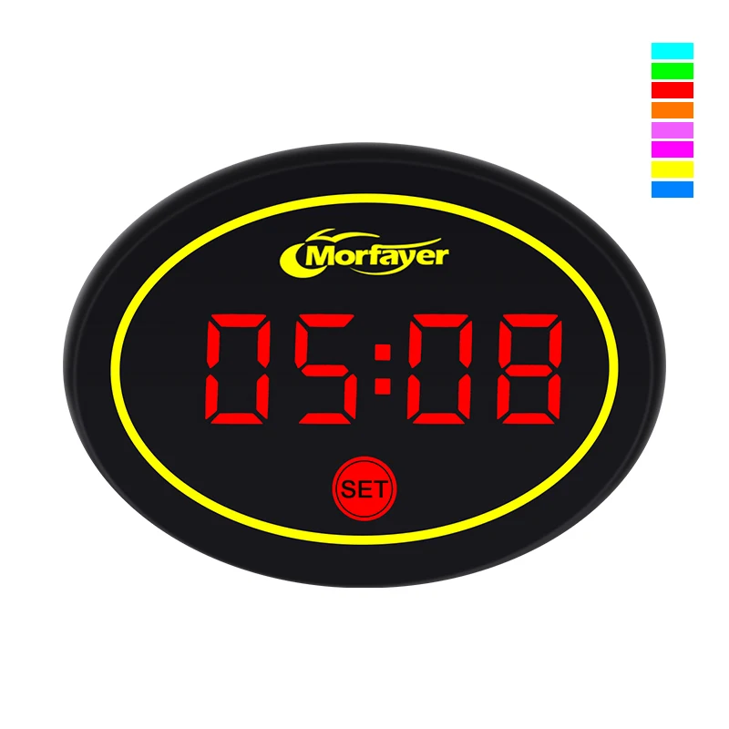 New Model Fashion Multi-functional  4-in-1 Motorcycle Touch Screen Voltmeter TIME TEMPERATURE With RGB