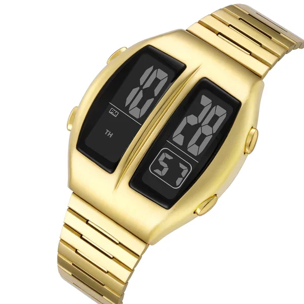 DANIEL GORMAN Top Sport Men Clock LED Waterproof Week Date Man Watch Electronic Stainless Steel Fashion Quartz Men's Watches