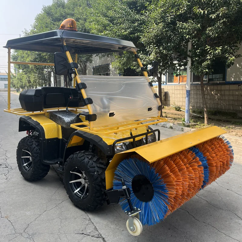 HCY Car-mounted small snow plow, road snow plow, multi-functional road snow plow