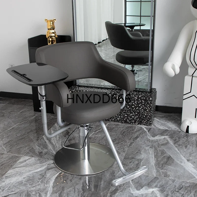 Lift and put down the perm and dyeing chair stool in the beauty salon
