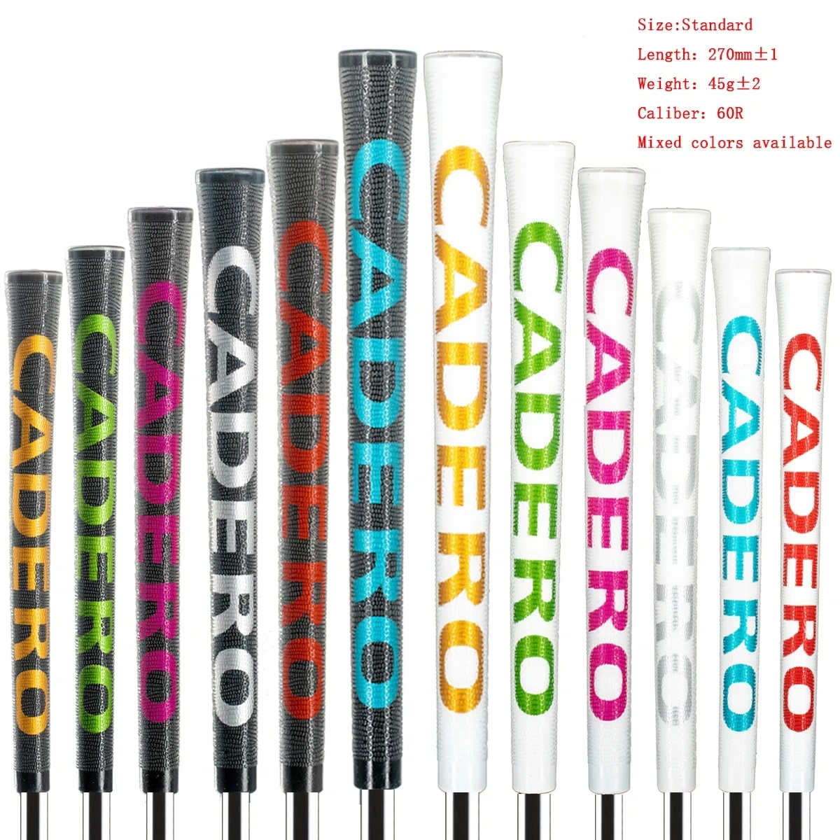 10 Stks/set Golf Grips Cadero 2X2 Air Ner Crystal Standaard Golfclub Grepen 12 Kleur Mix Kleur Beschikbaar