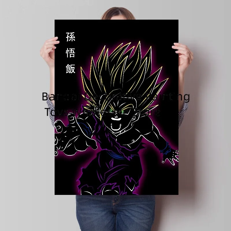 Anime Classic Poster Dragon Ball Painting Super Saiyan Vegeta Canvas No Frame Wall Art Prints Decor Bedroom Home Picture Gift