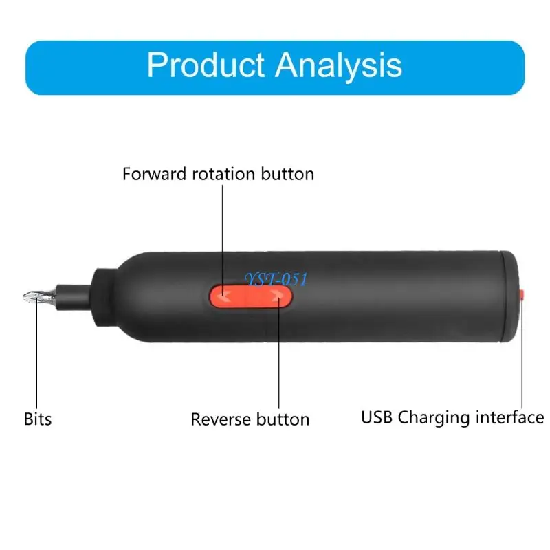 E15A Efficient 230rpm Electric Screwdriver Set Powerful For Quick Repairs