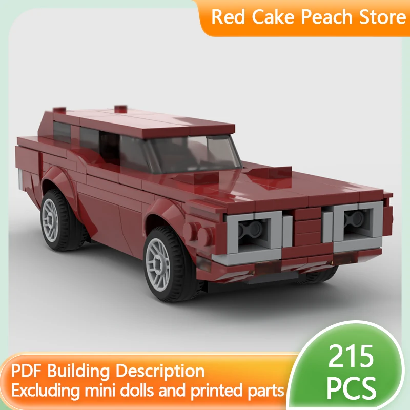 

Speed Racing Car Model MOC Building Bricks Muscle Station Wagon Modular Technology Children Holiday Gifts Assemble Toys Suit