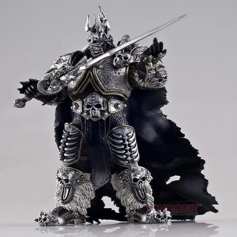 شخصية لعبة Wow Fall Of The Lich King، شخصية Arthas Menethil، تمثال PVC، نموذج قابل للجمع، هدية للأطفال، 15 سم