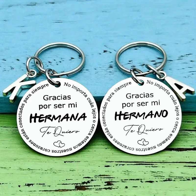 1 unidad de regalos para antes de la hermana, regalo de Navidad para hermano, llavero de cumpleaños para mi hermano Hermana