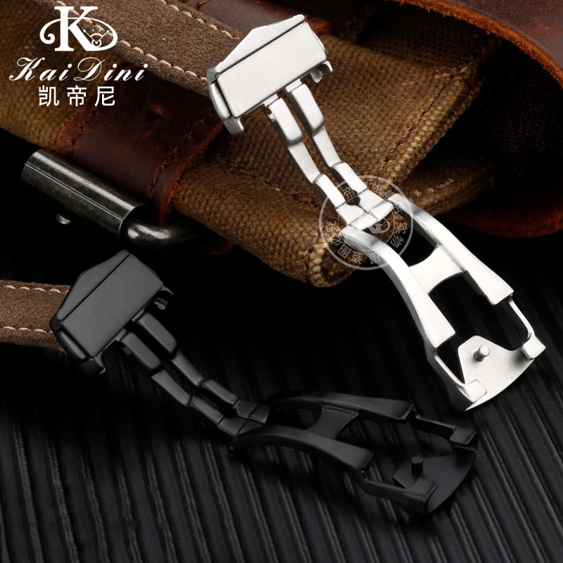 21mm Retro Suede Leather Watch Strap for Omega Super Series Moon Dark Side 311.92.44 Watchband Folding Clasp Brown Bracelet Men