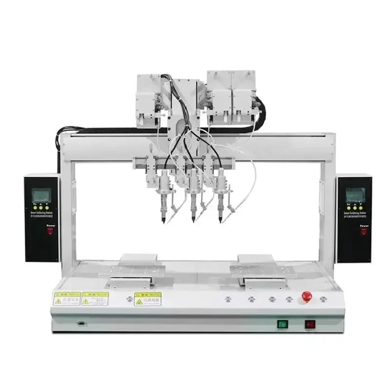 Industrial Welding PCB Lead-Free Welding For High-Volume Production Double Station Soldering Machine