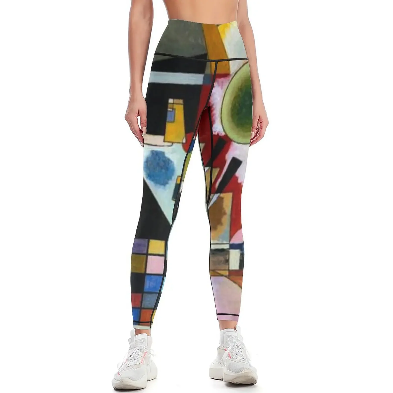 

Kandinsky - Swinging, famous abstract painting Leggings Sweatpants sports for gym's clothing Womens Leggings