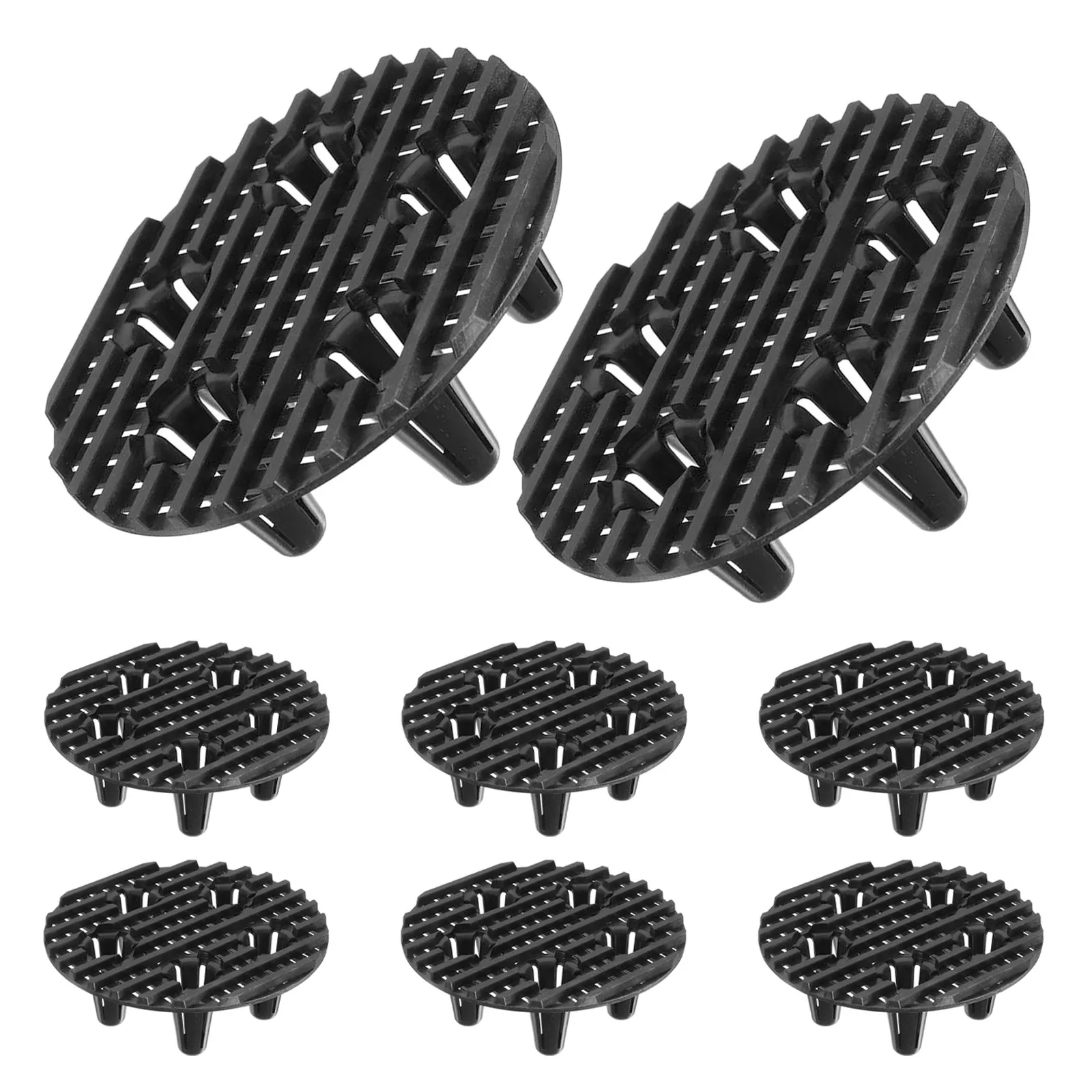 8Pcs Rot Prevention Round Plastic Plant Risers Heavy Duty Pot Trivet Elevator Drainage Support for Indoor Outdoor Pots Deck