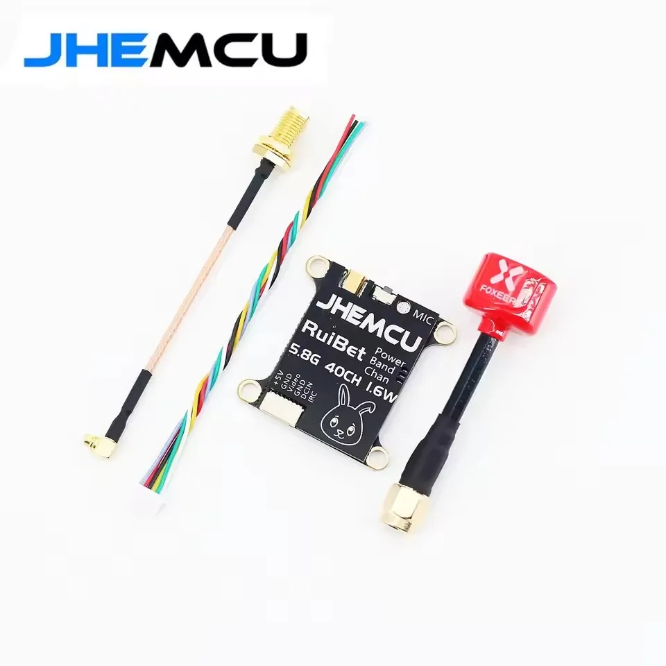 JHEMCU RuiBet VTX20-600 / VTX30 800 5.8GHZ 40CH PIT 25/200/400/800/1600MW Switchable VTX 2-6S 30.5X30.5MM For FPV Racing Drone