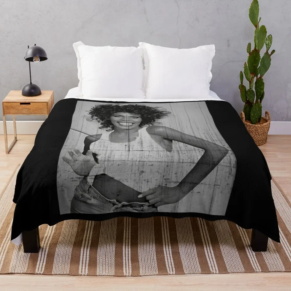 

Whitney Houston Throw Blanket Thermal Decoratives valentine gift ideas Blankets