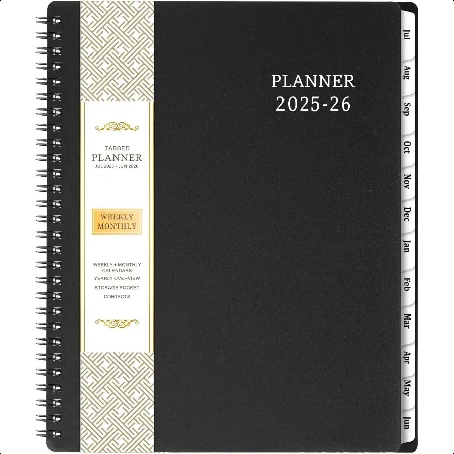 

20252026 Planner Academic Planner 20252026 8 x 10 July 2025 June 2026 Planner 12 Monthly Tabs Improving Your Time Management Sk