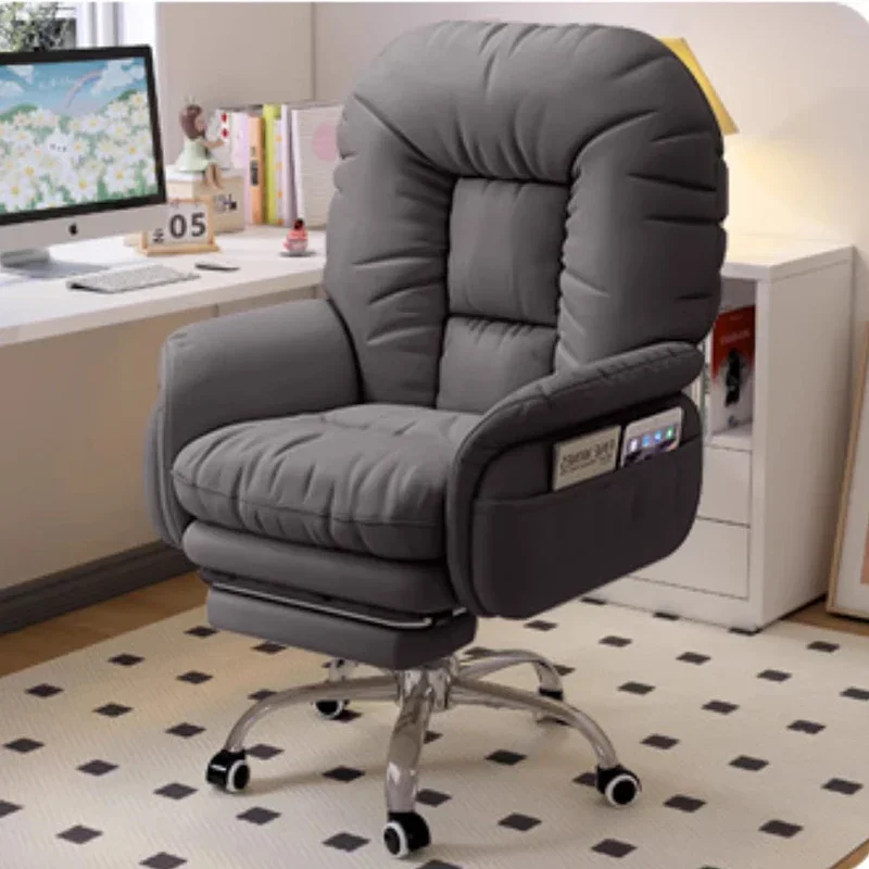 

Modern Throne Office Chair Desk Ergonomic Lazy Study Makeup Office Chair Executive Comfortable Nordic Stoel Salon Furniture