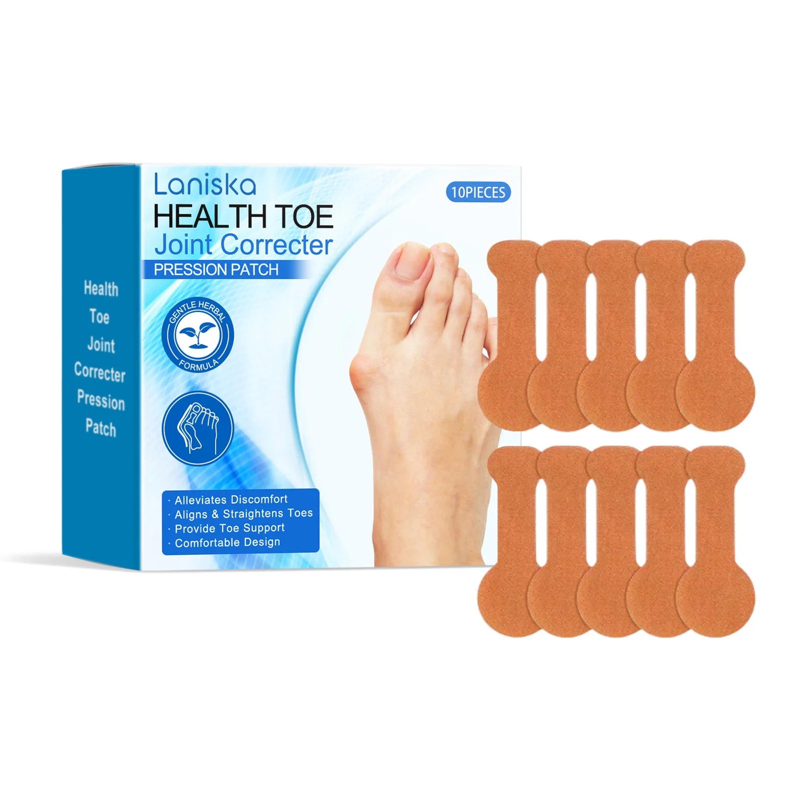 Hallux Valgus Corrector Patch Gout Treatment Bunion Pain Relief Thumb Swelling Tendon Sheath Toe Joint Straighten Anti Wear Care