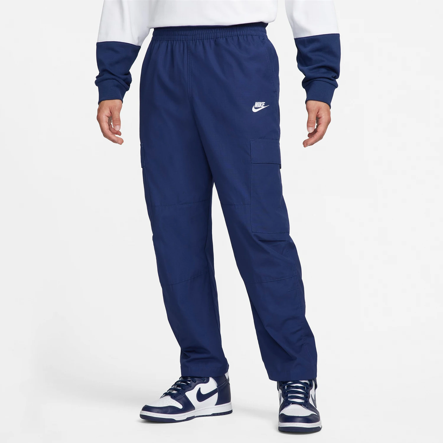 

Nike genuine New Men's Fashion Casual Woven Sport Straight Pants DX0614-410