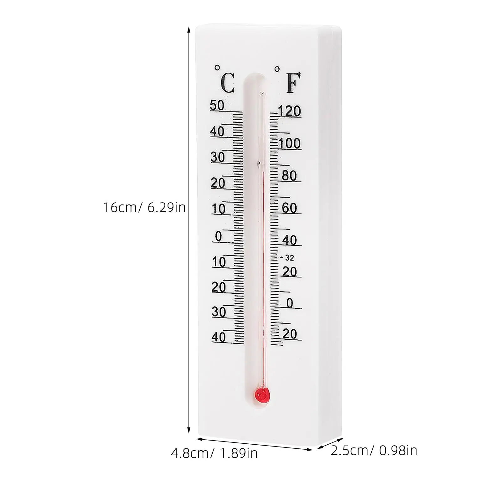 2 Pcs Key Decorator Hide Outside Thermometer Wall Mount Holder Portable For Plastic Outdoor Hider Storage Decorative Hiders