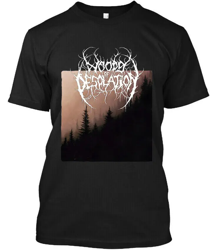 Limited NEW Woods of Desolation Australia Black Musical Group T Shirt S 4XL long or short sleeves