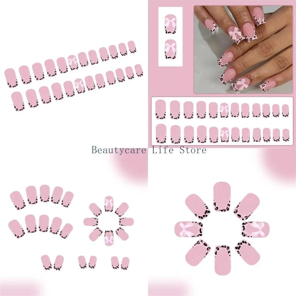 652C مربع الضغط على الأظافر مصممة نصيحة تلميح الأظافر المزيفة على الأظافر هدية #1