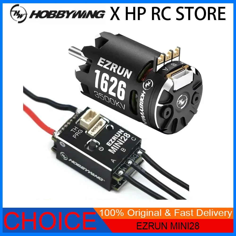 Hobbywing EZRUN 1626 SD 3500/5000/6500KV Sensored Brushless Motor + MINI28 30A ESC Combo for 1/28 GL Racing/Drift Car