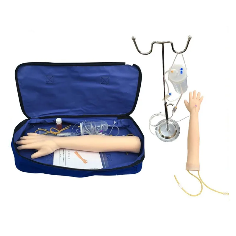 IV Injection Arm Phlebotomy Intravenous Infusion Practice Kit Venipuncture Nurse Training Arm Model