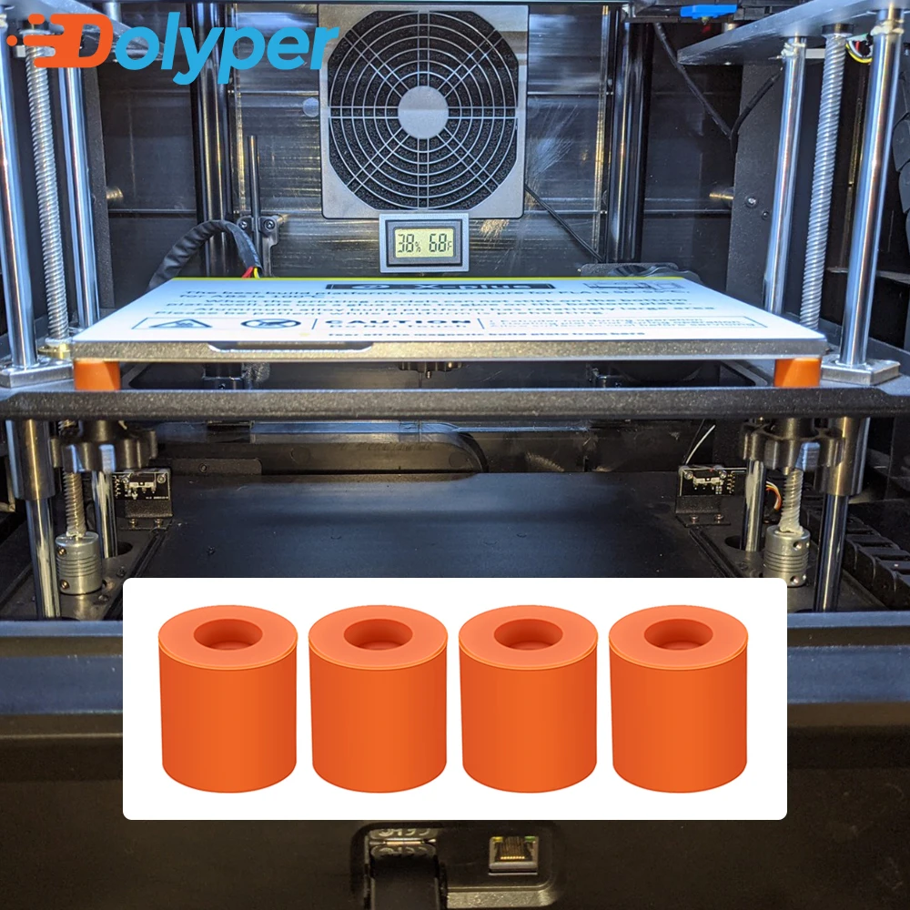 4 stücke Heißer Bett Nivellierung Spalte Silikon Solide Spacer Plattform Leveler Für CR-10/ Ende-3 V2 Prusa Anycubic Serie 3D Drucker Teile – Detail 2