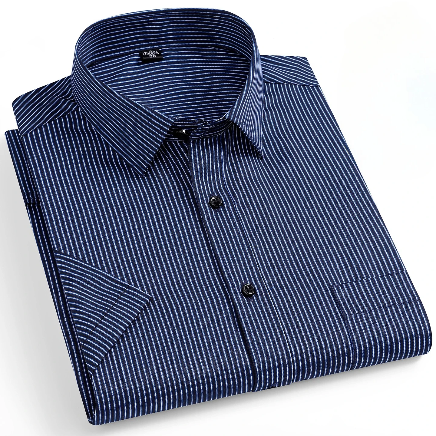 New in Shirt Plus Size 8XL Cotton Short Sleeve Shirts for Men Slim Fit Casual Plain Shirt Plaid Designer Top Soft Striped Clothe