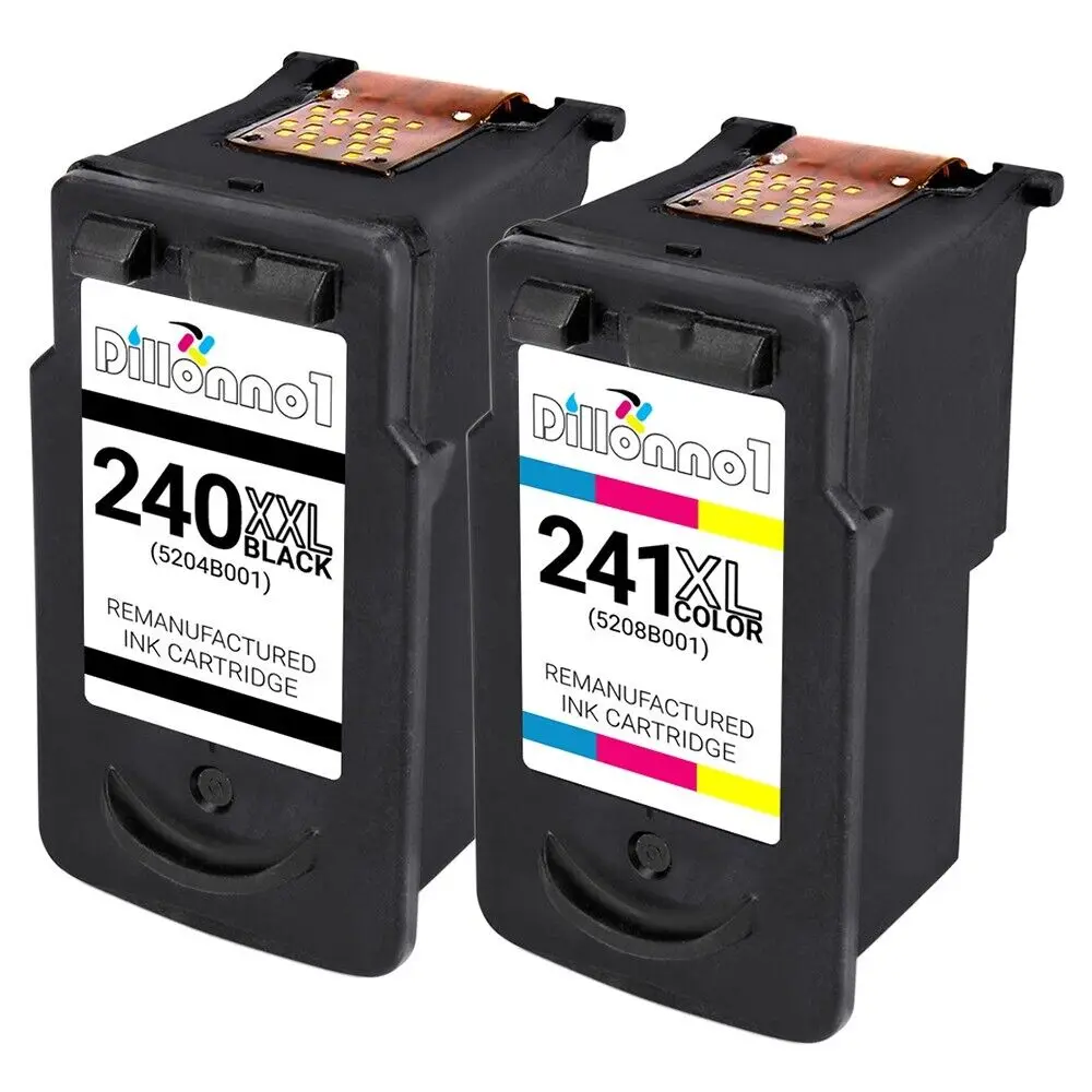 2pk Восстановленный Canon PG240XXL и CL241XL для Pixma MG3220 MG3222 MG3520