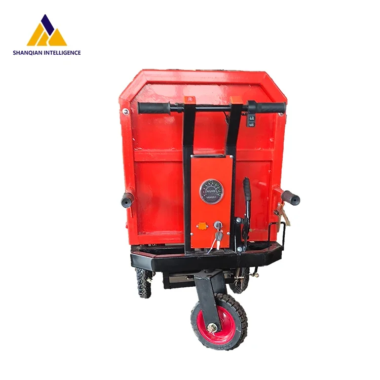 China Loaders Motorized Three-Wheel Wheelbarrow Farm Work Battery Operated Wheelbarrow Construction Equipment Mini Dumper