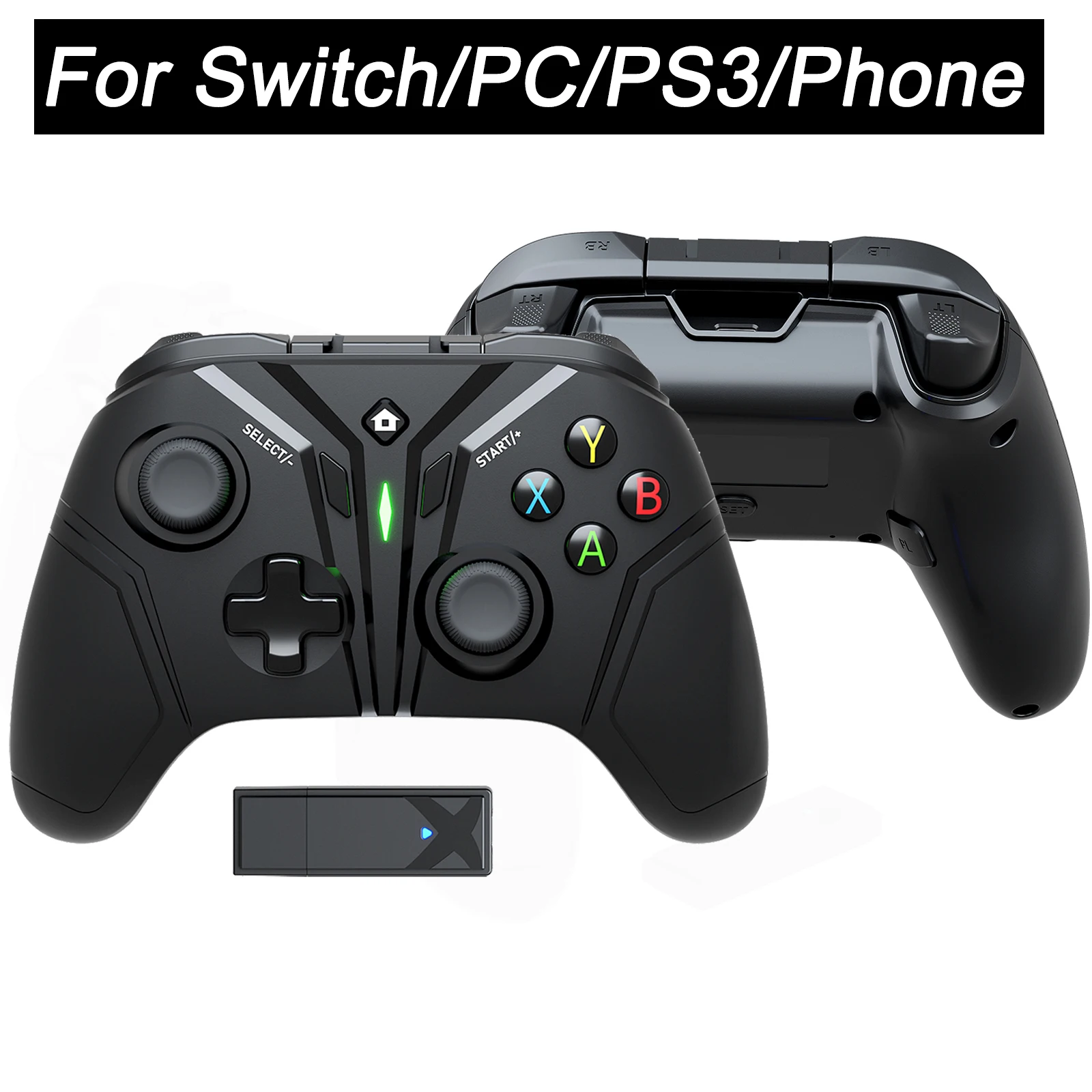 2.4G وحدة تحكم لاسلكية للتبديل برو/لايت/OLED ماندو غمبد للكمبيوتر/البخار/PS3/تي في بوكس أندرويد ذاكرة فلاش المقود لعبة