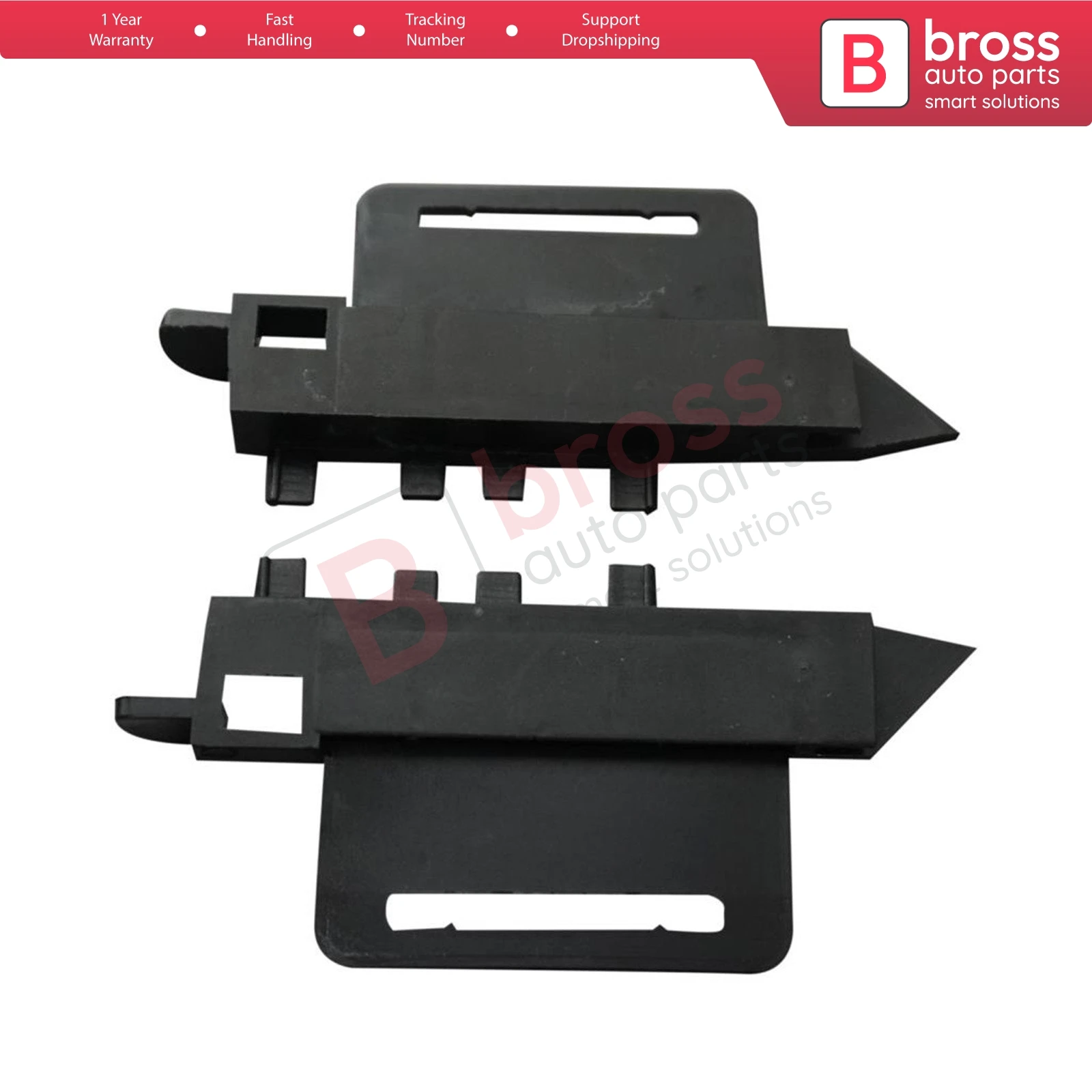 Bross Auto Parts BSR45-2 Roof Curtain Repair Bracket 8401TY, 2210435, 2210434 Type 2 For Peugeot 307 SW 2001-2008 Made in Turkey