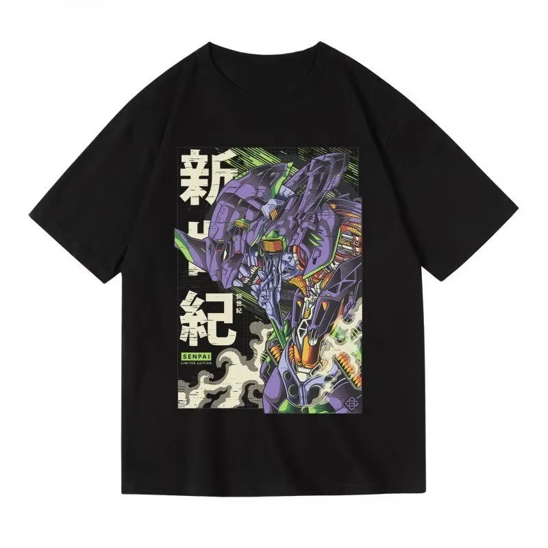 

New Century Evangelion 2026 Summer New Men's and Women's Casual Fashion T-shirt