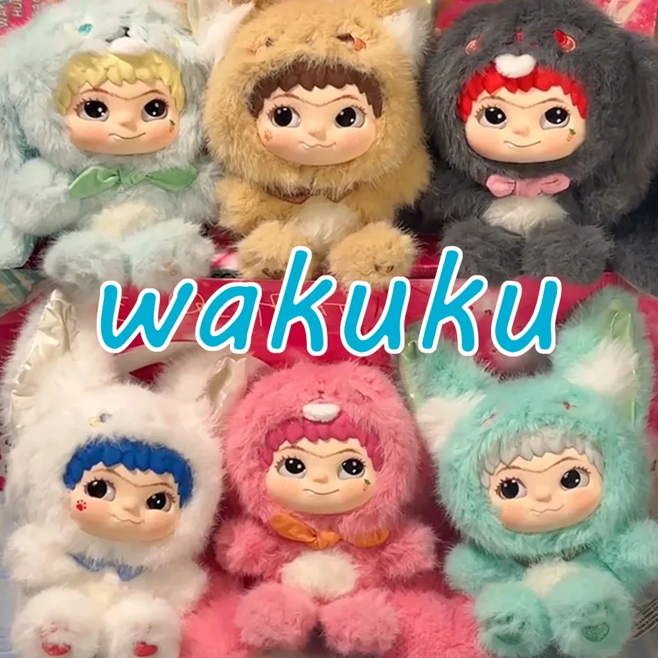 

Letsvan WAKUKU слепая коробка сумка нечеткая модная плюшевая игрушка кукла рисунок детский орнамент для вечеринки подарок-сюрприз загадочная коллекция подарок