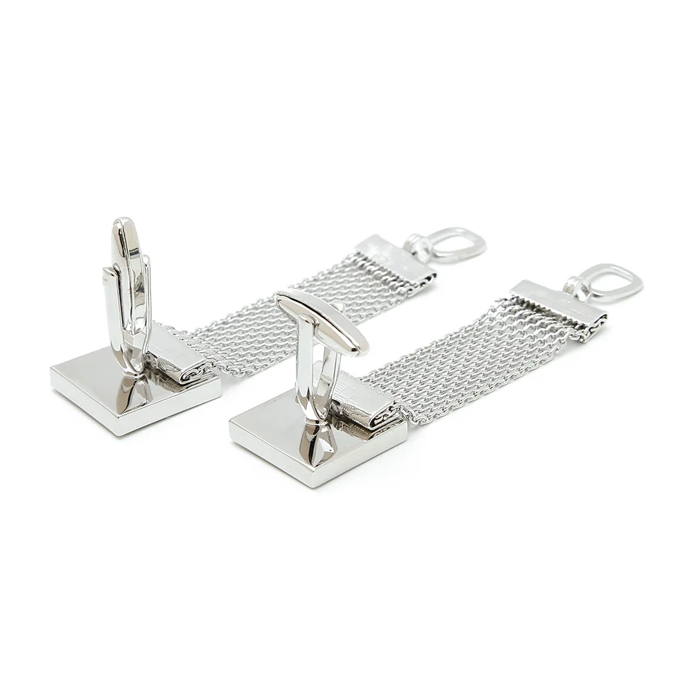 KFLK French Shirt Fashion cufflink for men Brand Crystal Chain Cuff link Luxury Wedding Button High Quality guests