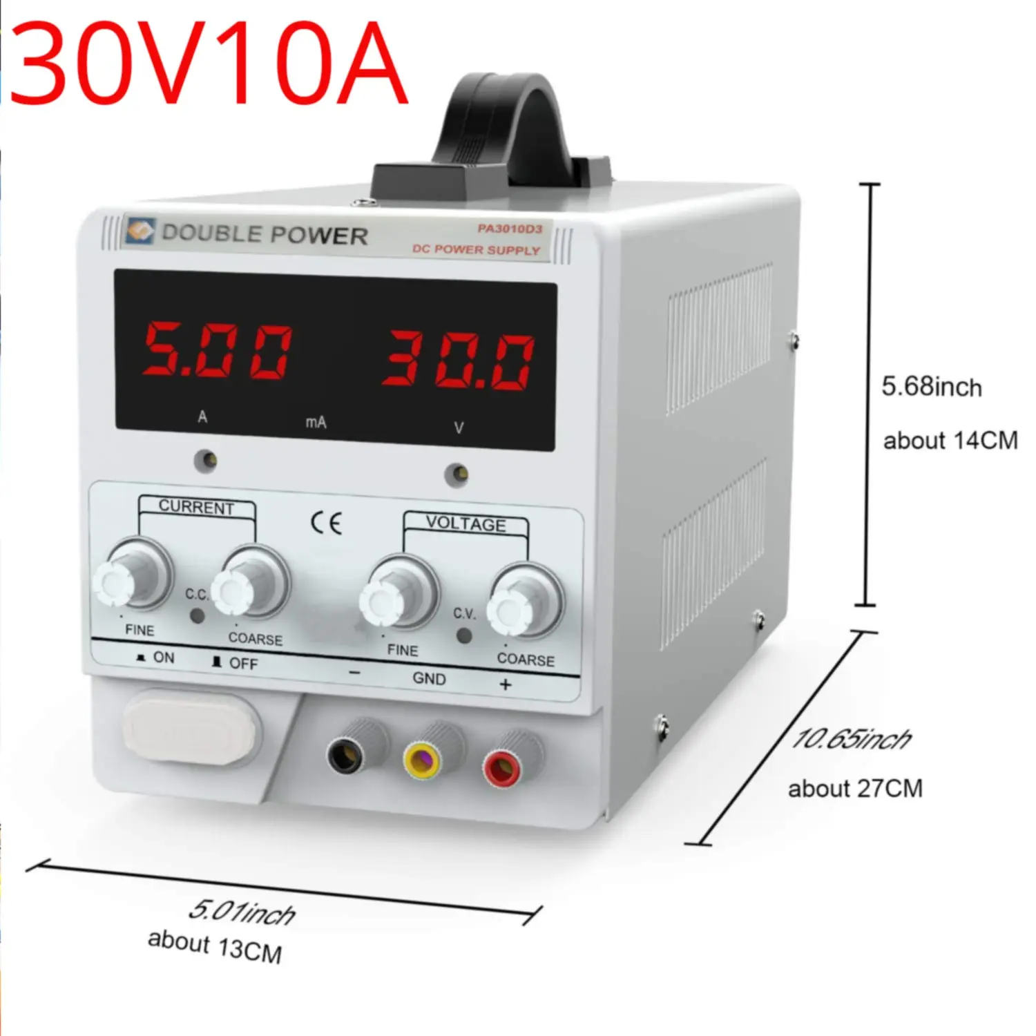 NEW 220V DC Laboratory 220V 30V10A Regulated Lab Power Supply Adjustable 30V 10A Voltage Regulator Stabilizer Switching Bench