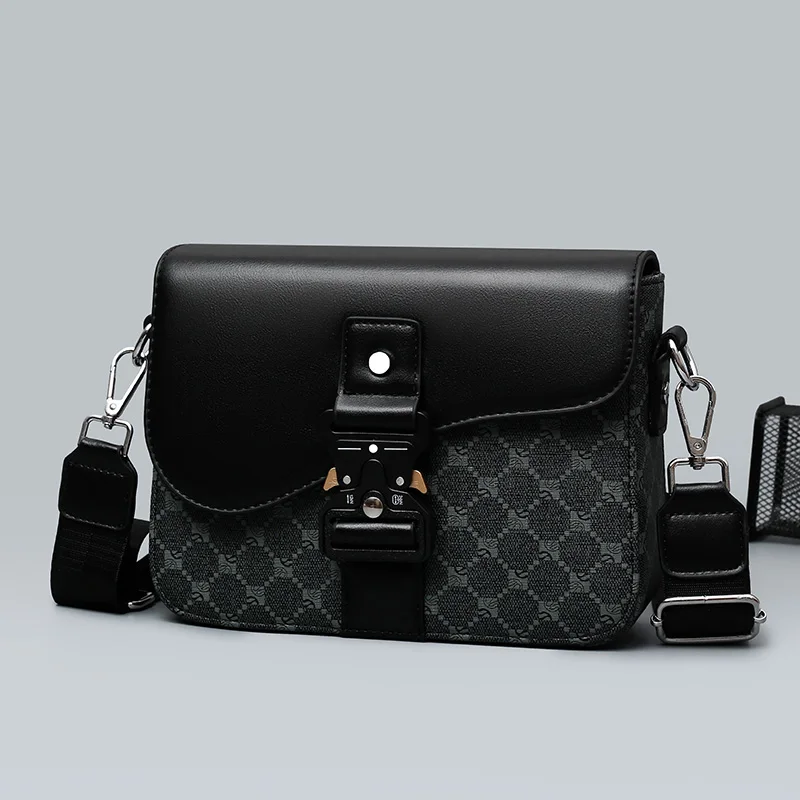 

Fashionable Jacquard Pattern Men's Crossbody Bag High-End Casual Shoulder Bag for Commuting Business Waterproof Daily Sling Bag