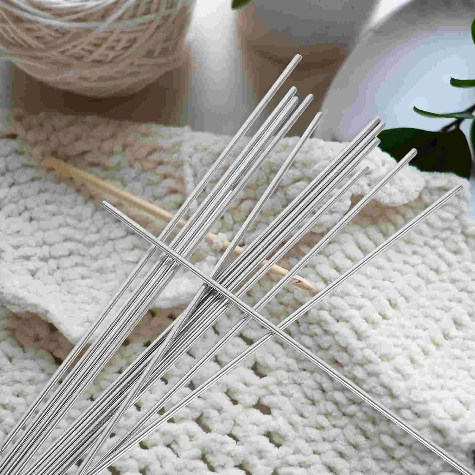 12 Pcs Blocking Boards Stainless Steel Hole Stick Knitting Accessories Crochet Pins