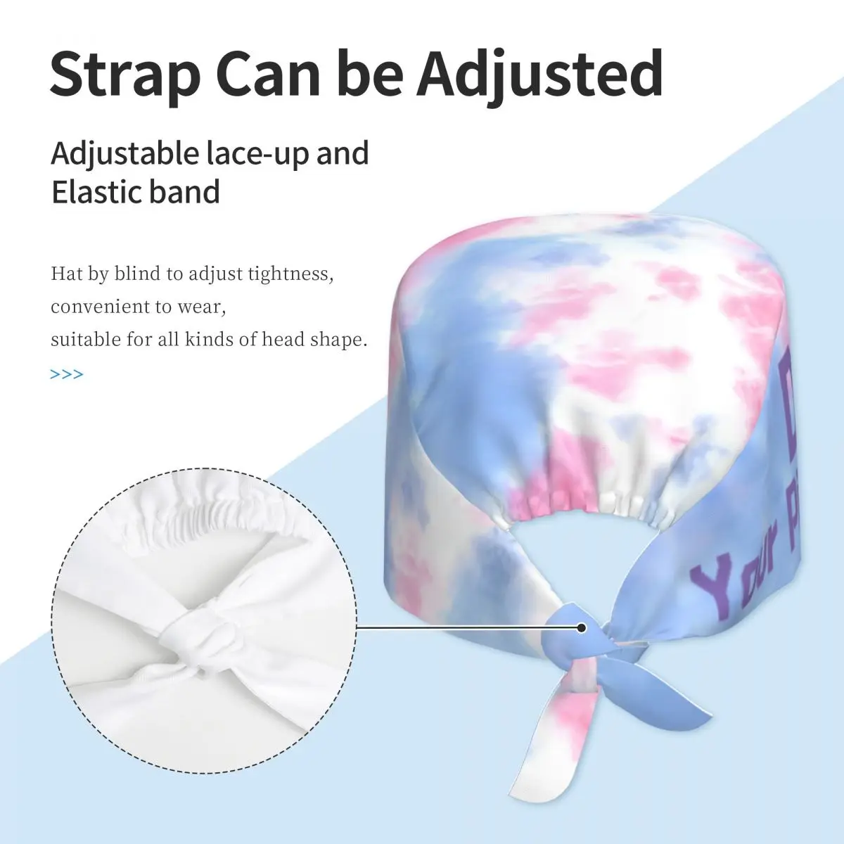 Gorros exfoliantes DIY con su imagen, personalización personalizada, operador, gorros quirúrgicos de enfermería, agencia de cuidado de mascotas, gorro de trabajo médico veterinario