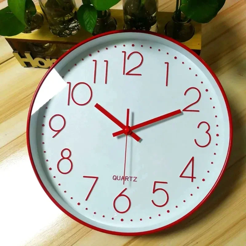 Luminous Wall Clock Large Dial  Wall Hanging Clock Travel Time Accuracy Travel Time Accuracy for School Decoration Bedroom