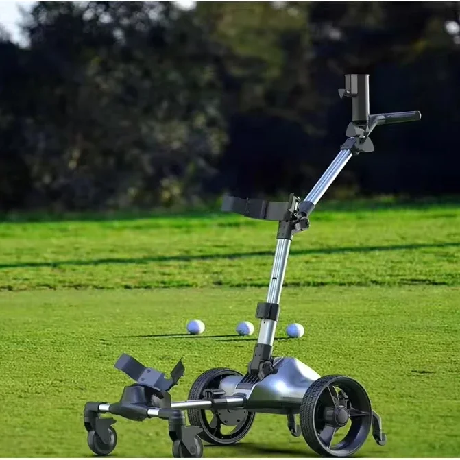 

Manufacturers Selling Smart Fellow Me Golf Bag Trolleys 6 Wheels Aluminum Golf Trolley Electric