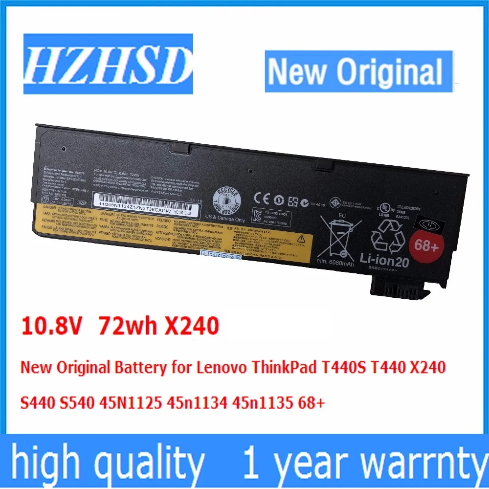 

10.8V/11.22v 72wh X240 New Original Battery for Lenovo ThinkPad T440S S440 S540 45N1125 45n1134 45n1135 68+ High capacity